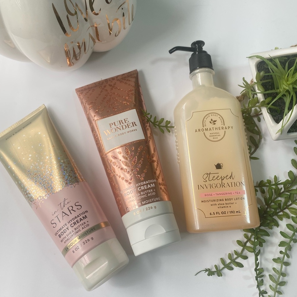 Set of Three Bath & Body Works Lotions